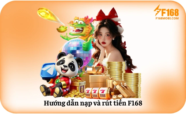 Trang chủ Giao diện nạp tiền và rút tiền tại F168